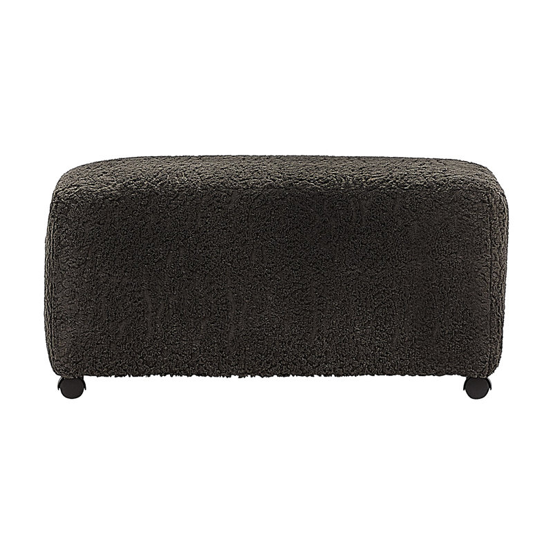 Repose-pieds rectangulaire avec roulettes 36 po - Naxos Espresso, Naxos espresso