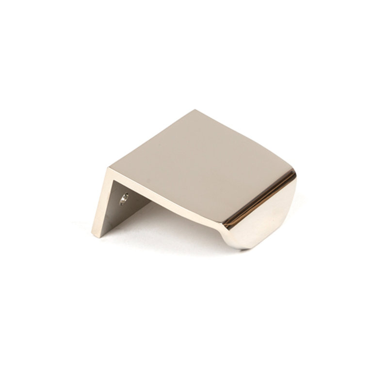 Polished Nickel 50Mm Moore Edge Pull, 3 cm, Polished Nickel