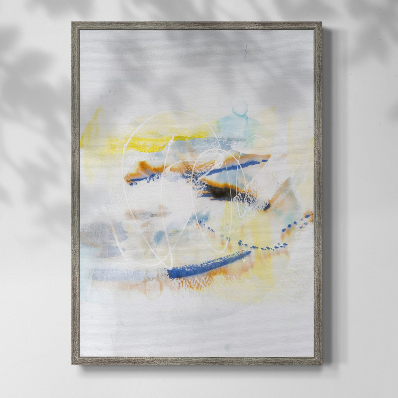 Spacial I Framed Print - Solid Wood, 11" H x 9" W