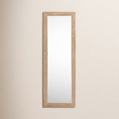 Stone Rectangle Floor Mirror