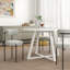 Ensemble de salle à manger 5 pièces avec table à tréteaux et 4 chaises-297565334