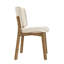 Chaise d'appoint rembourrée en bois massif Annika (ensemble de 4)-129903605