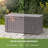 20-Gallon Outdoor Deck Box – Brown Lockable Storage Chest, Waterproof For Gardening Tools And Patio Furniture