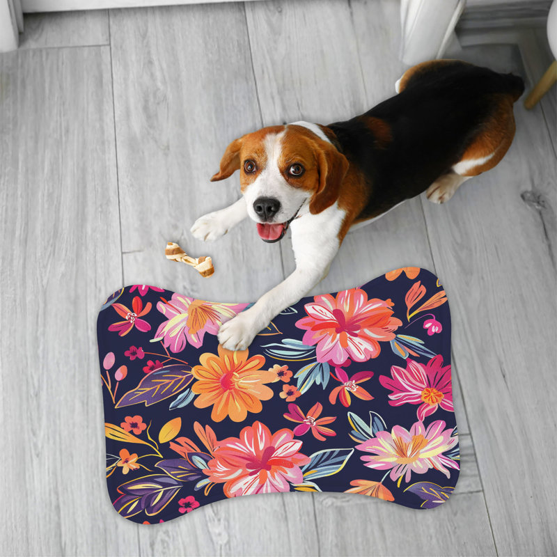 Tapis d'automne en forme d'automne aquarelle Bloom