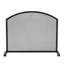 Single Door Iron Fireplace Door