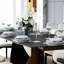 71"-95"Extendable Hobart Modern Dining Table For 6-10, Rectangular Sintered Stone Tabletop with Pedestal Base, Carbon Steel Leg-1974194037-1974194043