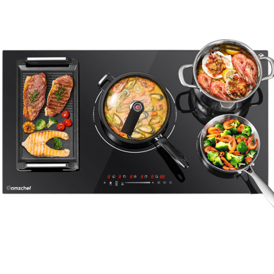 IAMZCHEF 36" Electric 5 Burner Cooktop