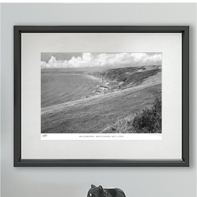 Millbrook, Whitsands Bay C1955 - Single Picture Frame Print, 40cm H x 50cm W x 2.3cm D