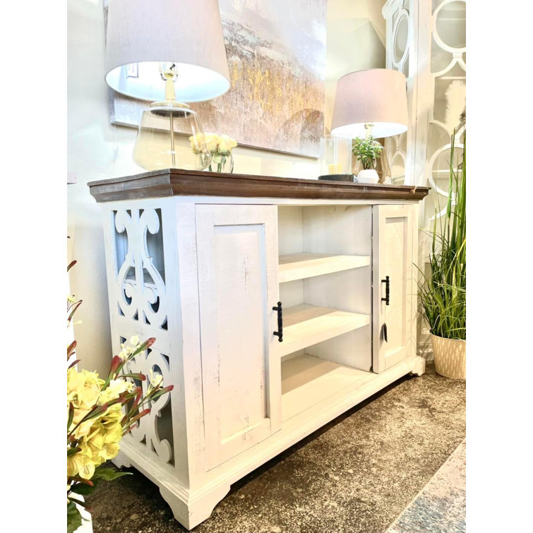 Harp Buffet Storage Cabinet - White