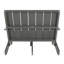 Causeuse double en plastique recyclé Byrnes-760292156