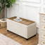 Banc de rangement avec repose-pieds 36 pouces-834033167