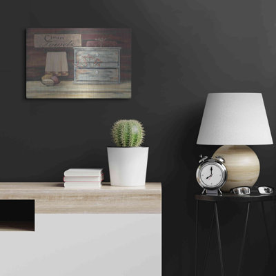 Clean Towels by Pam Britton Metal Wall Art