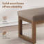 Boucle Upholstered Bench-122712865