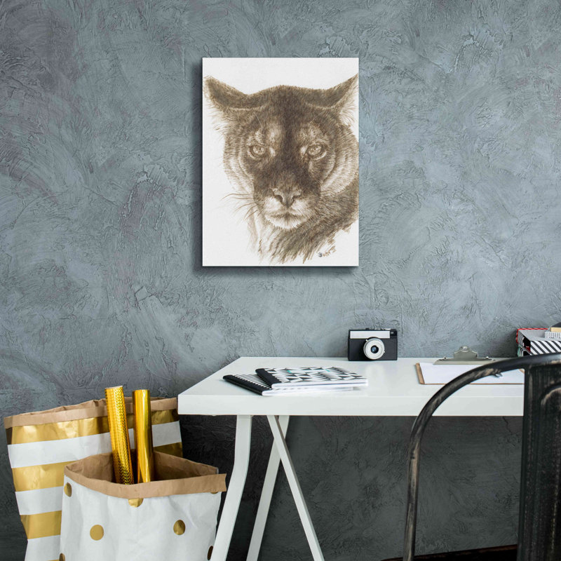 «Malcontent» par Barbara Keith, art mural sur toile, H 16 po x l 12 po x P 0,75 po