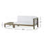 Ensemble de canapé d'angle et de table basse Modern