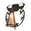 Rustic Lodge 1 - Light Armed Sconce