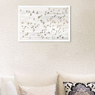 « oiseaux fly high », reproduction d’impression encadrée