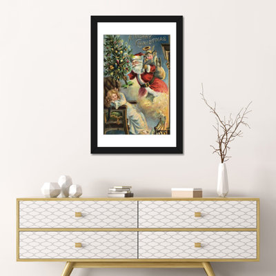 «Merry Christmas Santa», impression sur toile