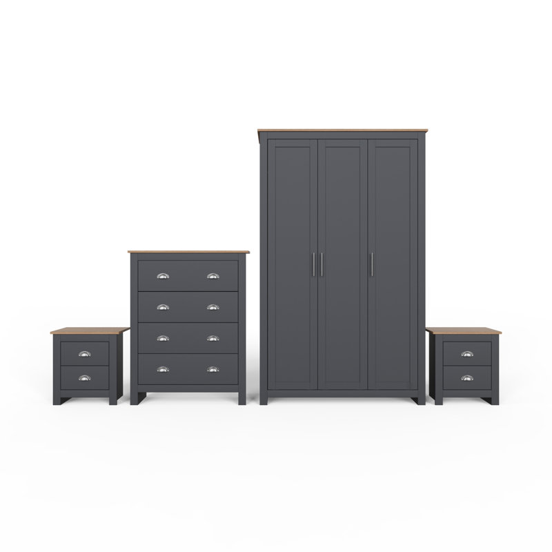 Kenneth Piece Bedroom Set, Blue