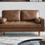 Altmann 3 Seater Faux Leather Sofa with Bolsters-1910670258