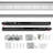 Apply for 32-48'' Door Width Single Aluminum Barn Door Hardware Kit (with Soft Close Mechanism, Door Not Include)