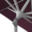 Parasol de patio 11 pieds avec manivelle en aluminium Pacifica-1140514874