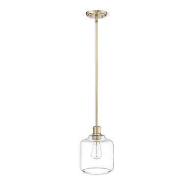 Luminaire suspendu à intensité variable 1 lumière Asheville