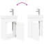Single Bathroom Vanity with Ceramic Basin-1819153405