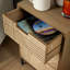 Rett 3 Drawer Solid Wood Bedside Table Storage Unit