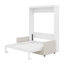 Lit escamotable double pleine grandeur avec coussin-348444483-348444493