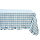 Gingham Ruffle 18" x 90" Table Runner