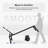 Outdoor Oversized Patio Chaise Pool Lounger Aluminum Frame With Side Table And Wheels-1454695292