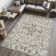 Shaemus Bohemian Medallion Low-Pile Machine-Washable Cream/Terra Rug