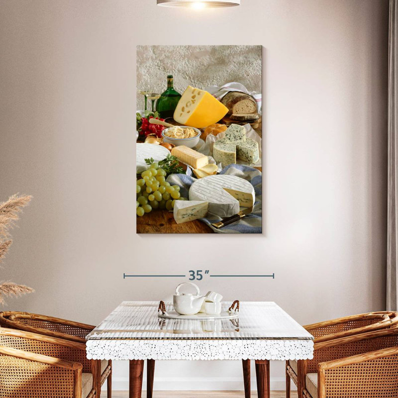 Yarlin Bavarian Cheeses, 45" H x 30" W