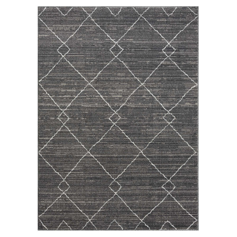 Jumanne Moroccan Area Rug, Rectangle 6'7" x 9'4"