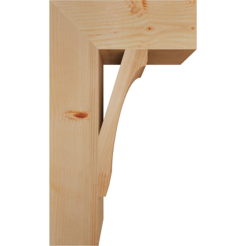 Support en bois rustique Legacy Block, Sapin de Douglas, Lisse, H 30 po x l 5,5 po x P 18 po