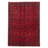 Odoarda One-of-a-Kind 5'10" X 7'8" New Age Wool Area Rug in Red