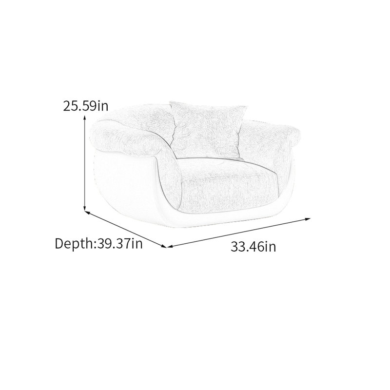 Chaise d'appoint ergonomique au design moderne, Vert