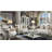Vestavia 1-Shelf Coffee Table in Antique Pearl
