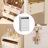 LED Lighted Vanity Storage Cabinet With Drawers, Glass Display Shelf & Multi-Color Lighting