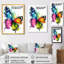 Papillon, arc-en-ciel, bonheur - Art mural papillon-1181088255-1181088254