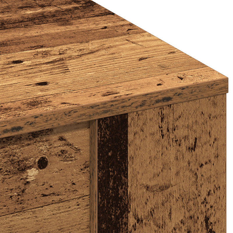 Coffee Table with Storage, Old Wood