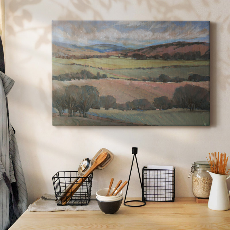 Hilly Countryside I-Gallery, toile tendue, H 12 po x l 18 po