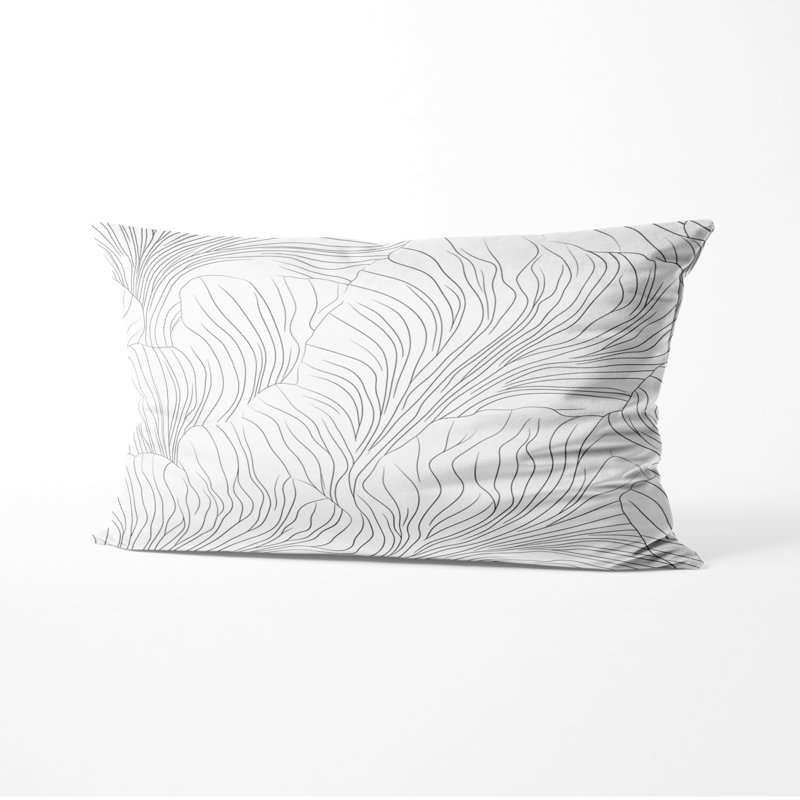 Coussin décoratif abstrait Abstract Beach, H 12 po x l 20 po