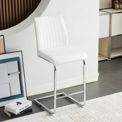 Tabourets de bar ergonomiques modernes en cuir PU, idéaux pour la maison et le restaurant