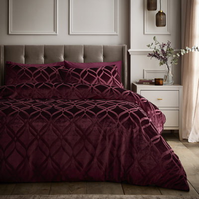 Belfort Polyester Geometric Duvet Cover Set