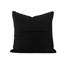Housse de coussin réversible en similicuir bleu-115992006