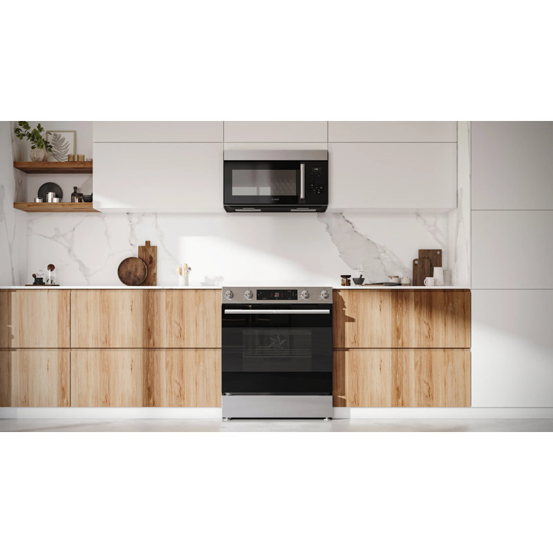 100 Series 30" Electric Range With Over The Range Microwave