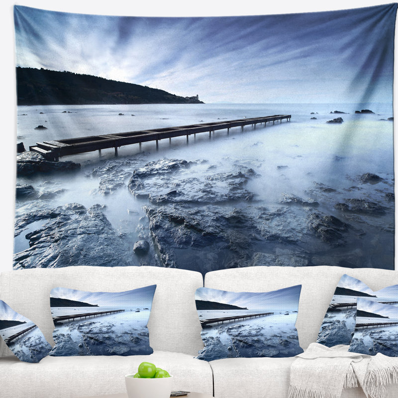 Tapisserie en bois Seascape, H 32 po x l 39 po