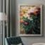«Chrysanthemums in the Garden», reproduction d'un seul cadre photo sur toile-88101707